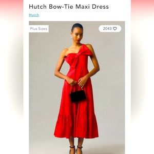 NWT Anthropologie Hutch Bow Tie Dress